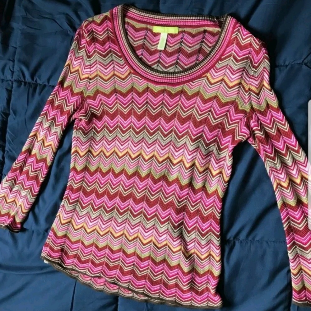 SIGRID OLSEN  Fine Knit Top  Sweater Small